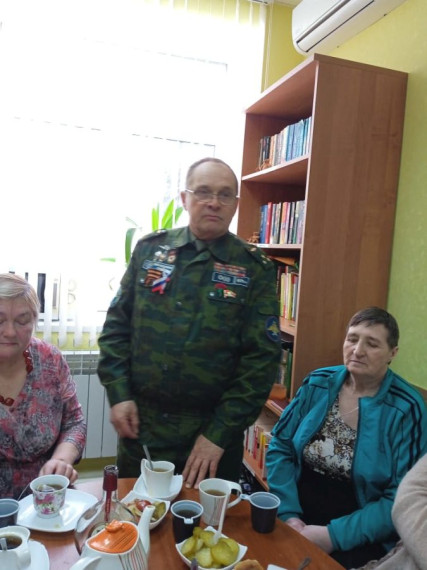 Встреча 22.02.2024 в ЦОСП Чамзинского района полностью посвящена Дню защитника Отечества.